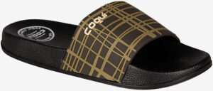 Pánské pantofle Coqui Flexi 6261 Black-Brown splash