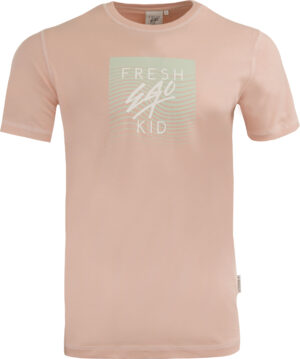 Pánské triko Fresh Eko Kid Warp Logo Tee Peach