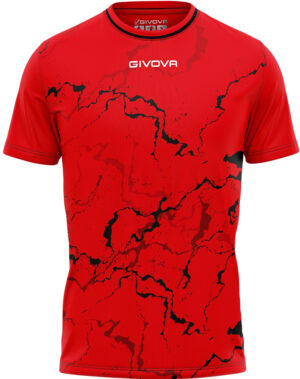 Sportovní triko GIVOVA Grafite Red-Black
