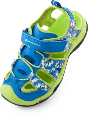Dětské sandály ALPINE PRO Grobo Neon Blue