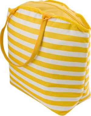 Plážová chladící taška Beach Cooling Bag 20L yellow-white