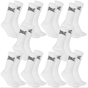 Ponožky Everlast Men Tennis Socks 10-Pack White