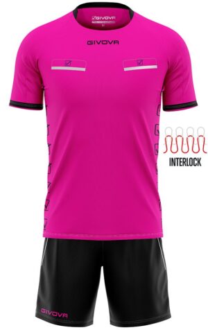 Set pro rozhodčí GIVOVA Kit Flag Fuxia-Black