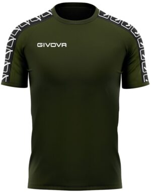 Sportovní triko GIVOVA Cotton Band Army Green