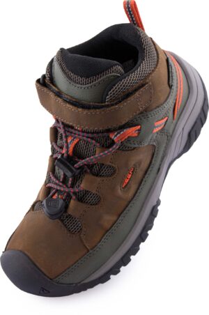 Keen Jr Targhee Mid WP Dark Earth/Forest Night