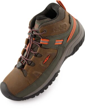 Keen Jr Targhee Mid WP Dark Earth/Forest Night