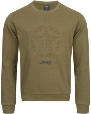 Pánská mikina Jeep Men Round Neck Sweatshirt Star All